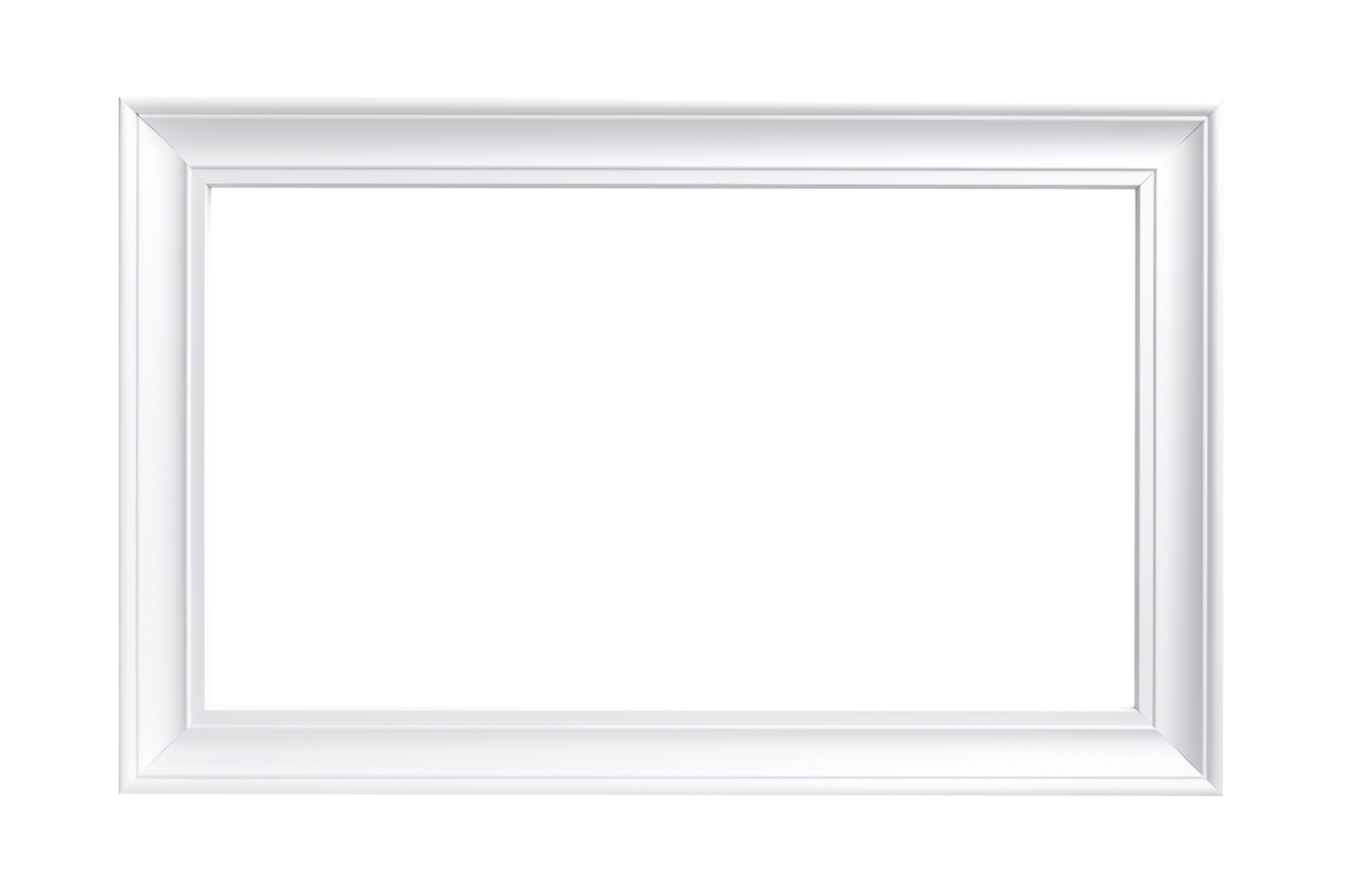 Antique picture frame isolated on transparent background png