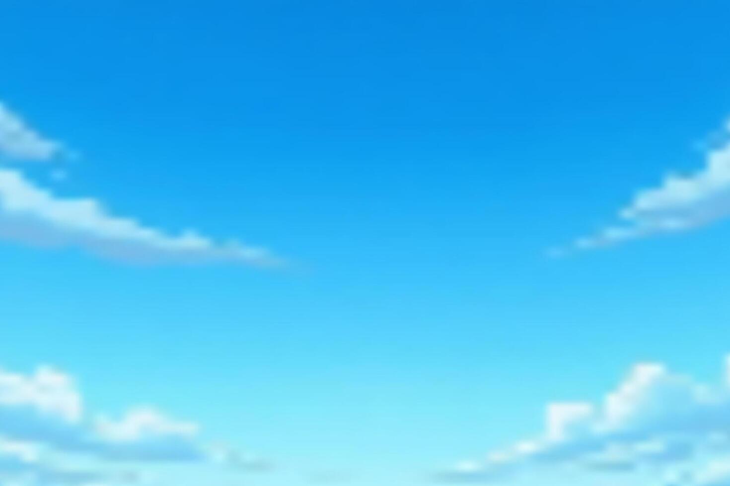 Sky and Fluffy Clouds. Bright blue sky with fluffy white clouds. Sky Background concept. vector