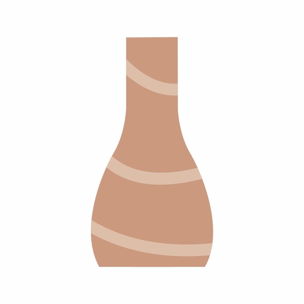 a tool for working with clay. Illustration on pottery in the flat style vector