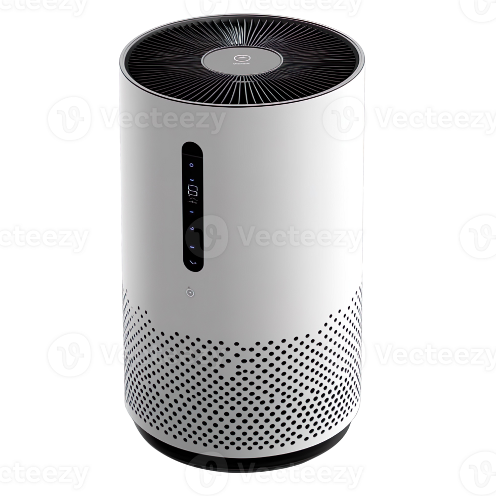 Sleek Design Advanced Air Purifier isolated on a transparent background png