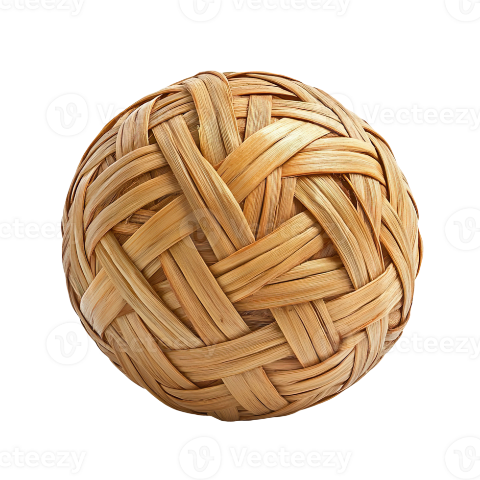 Sepak takraw ball isolated on transparent background png