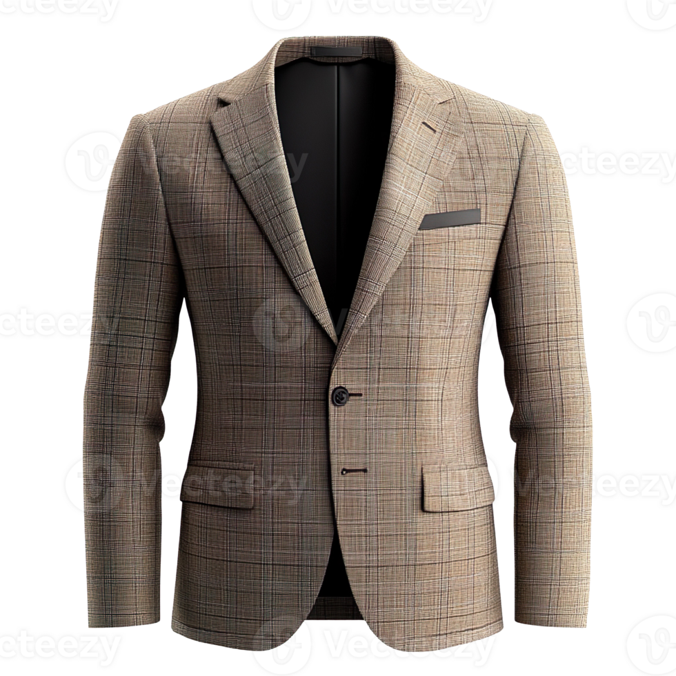 Sophisticated Leisure Blazer Fashion isolated on transparent background png