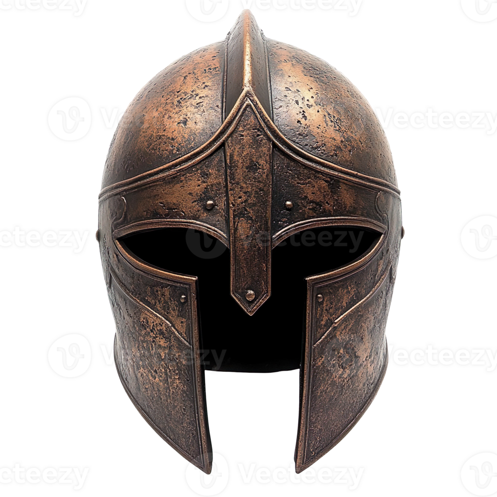 Spartan helmet isolated on a transparent background png