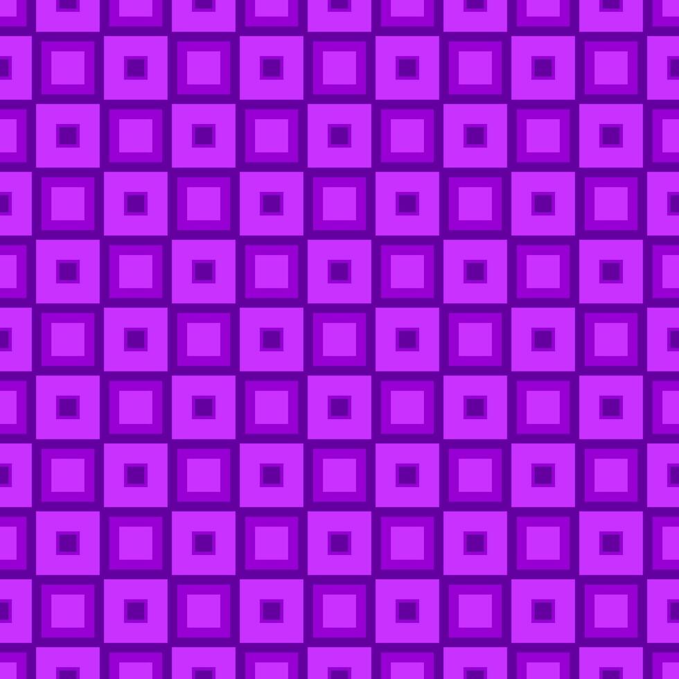 Seamless purple geometrical square pattern background vector