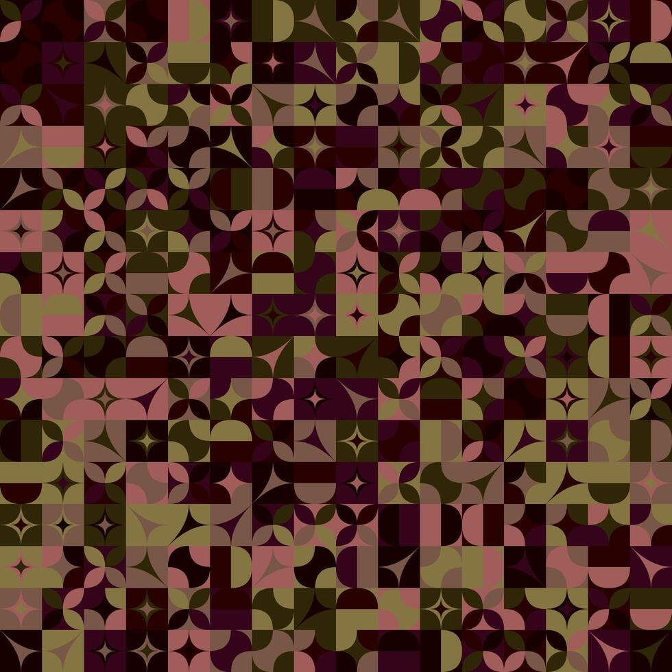 Geometric pattern background - colorful abstract design vector