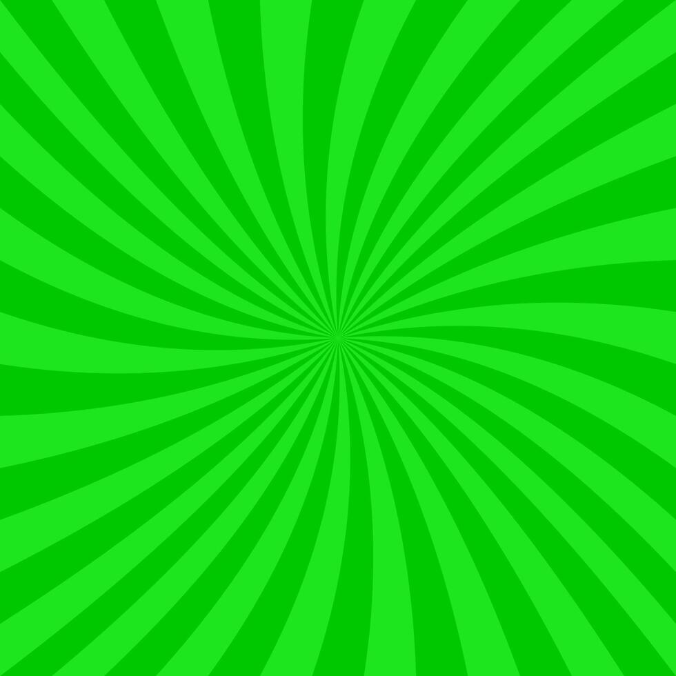 Green abstract spiral design background vector