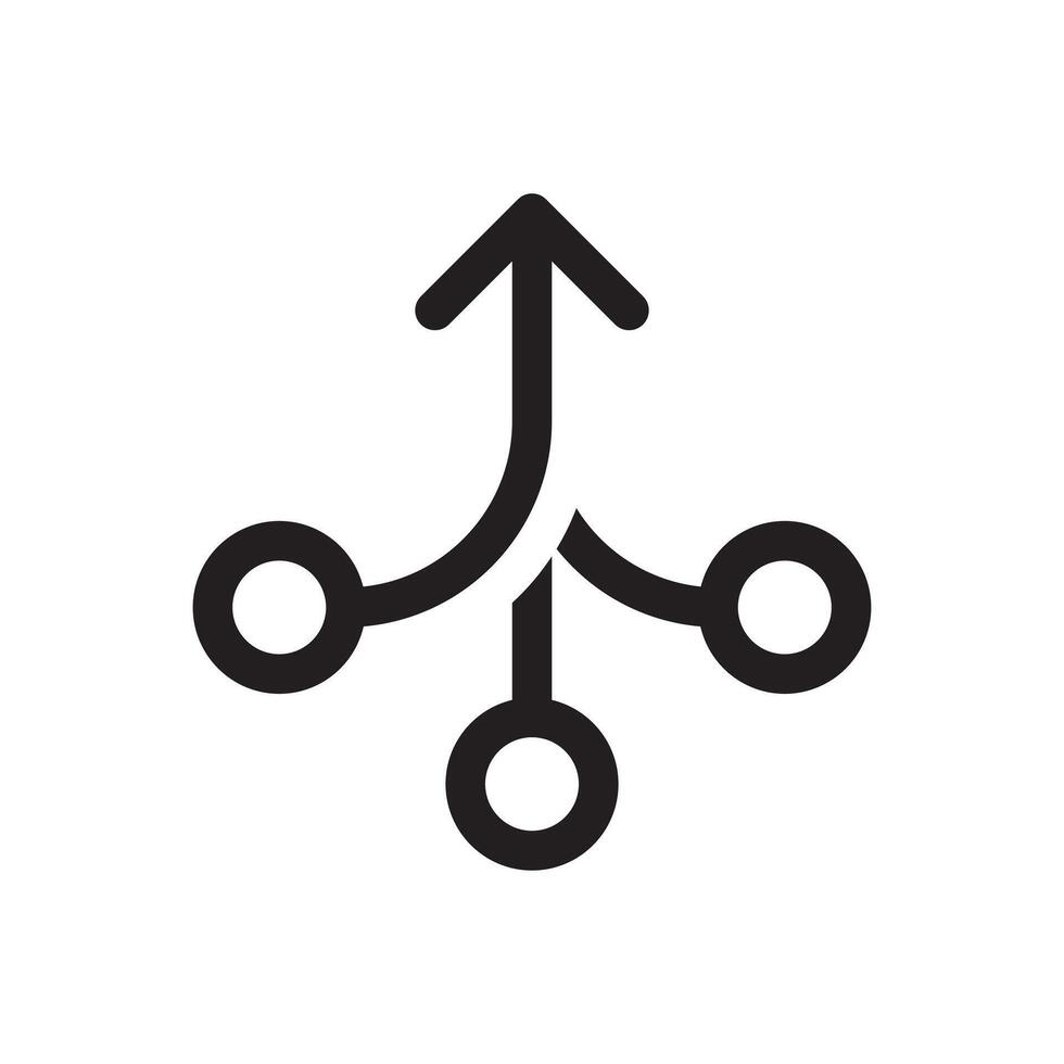 Consolidation business icon vector