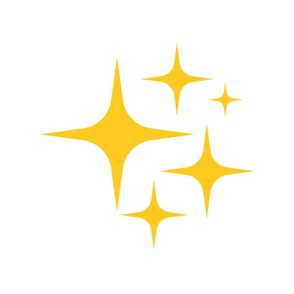 shiny star blink on a white background vector
