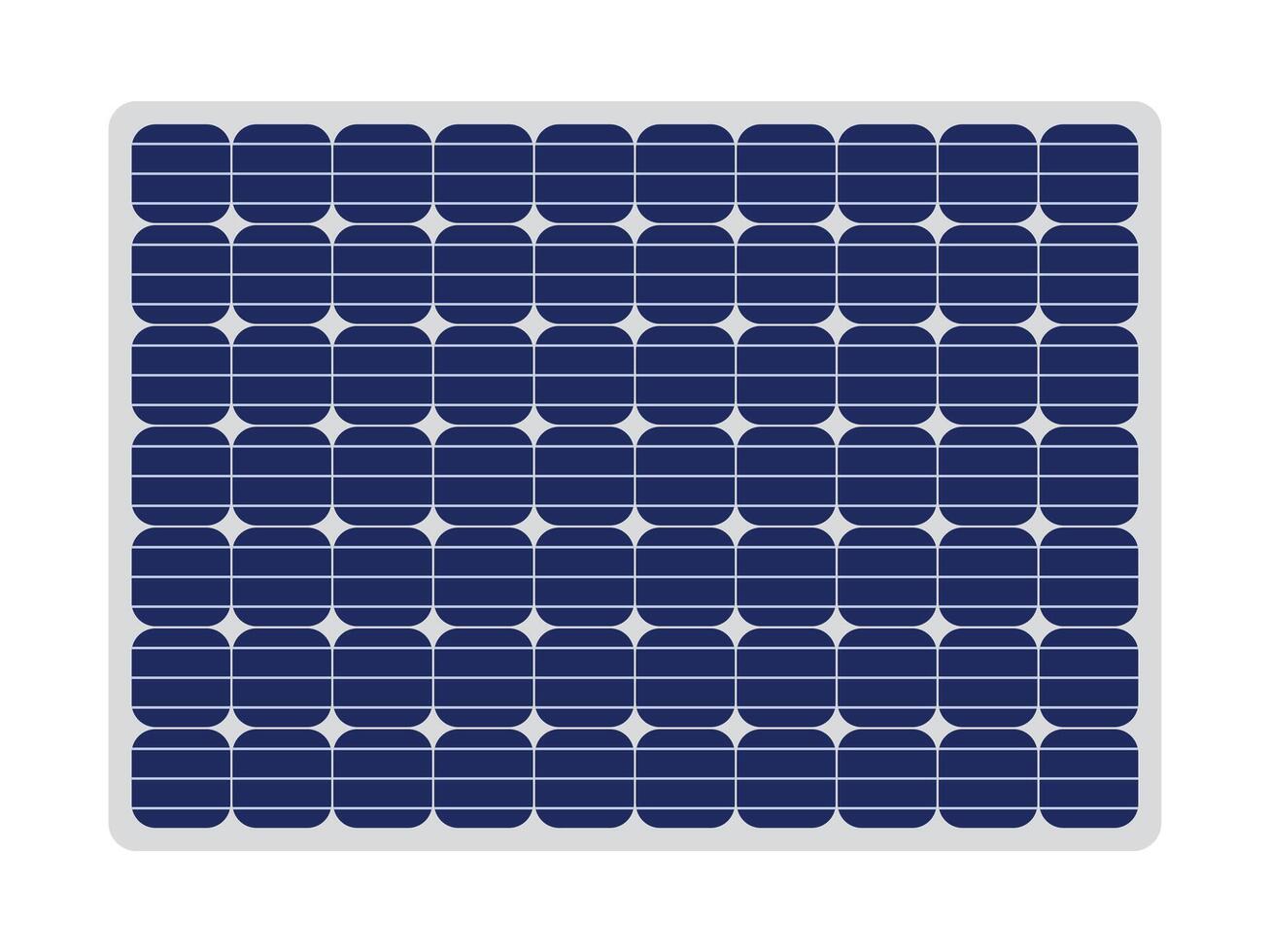 solar panel board flat design vector