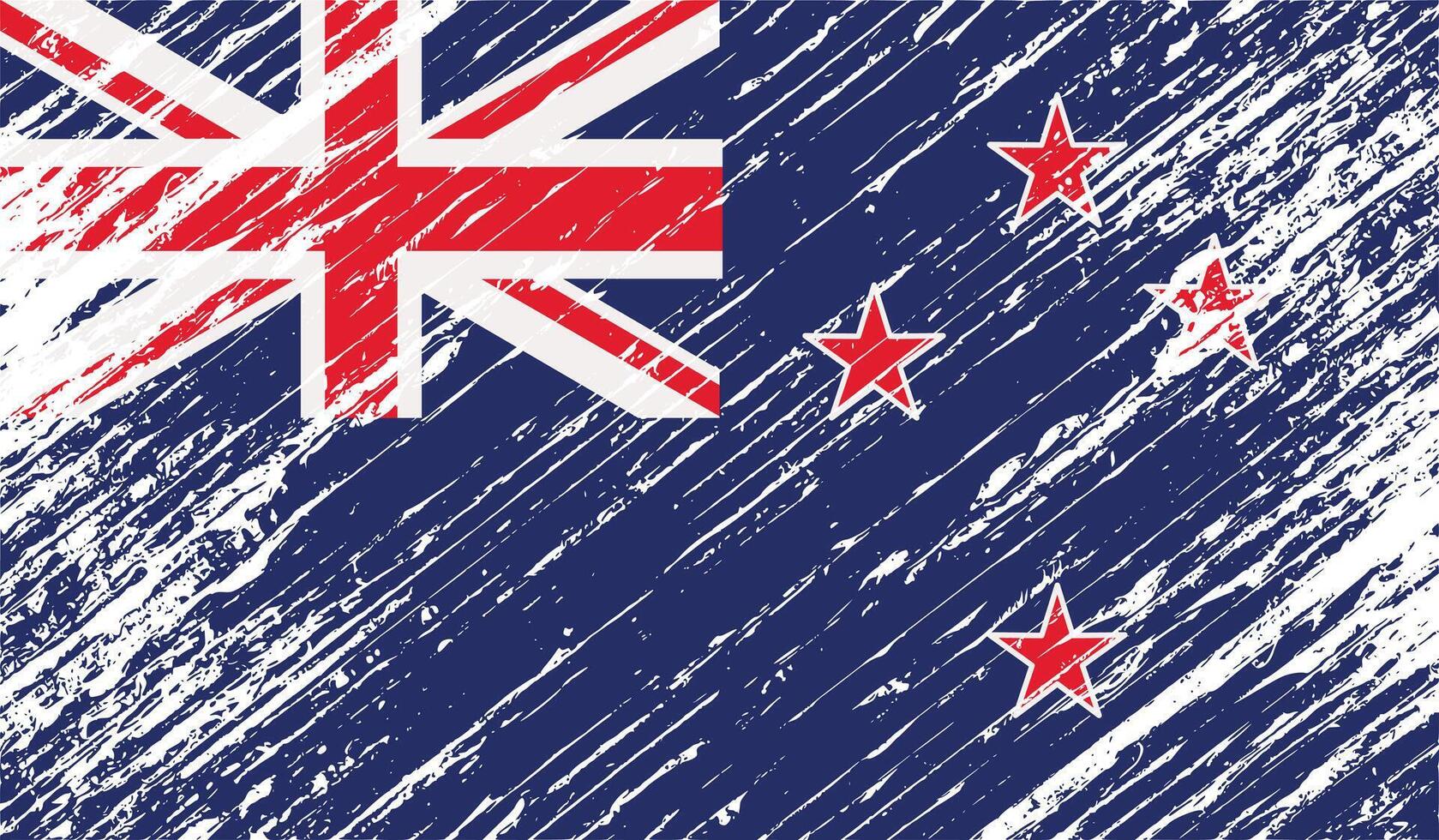 the flag of new zealand vector