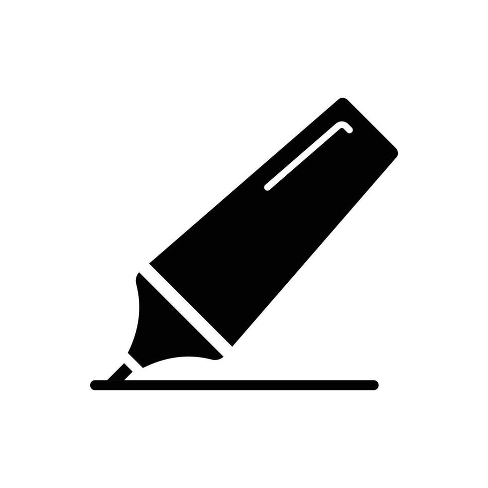 a black and white illustration of a pen vector