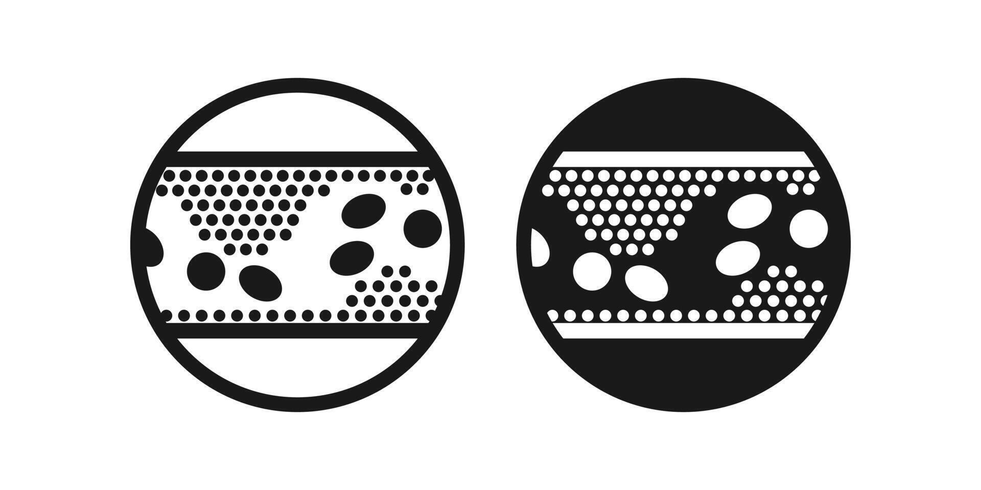 cholesterol icon design vector