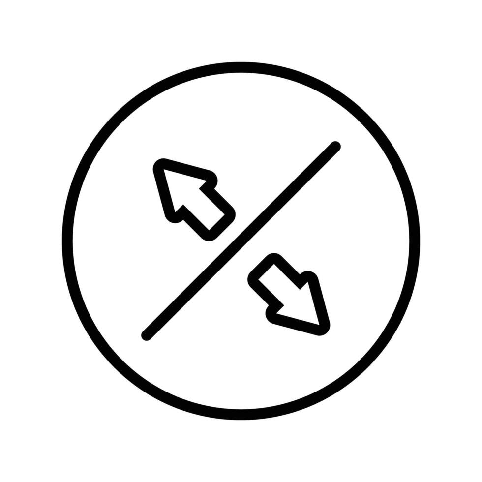 Linear Stretch Icon vector