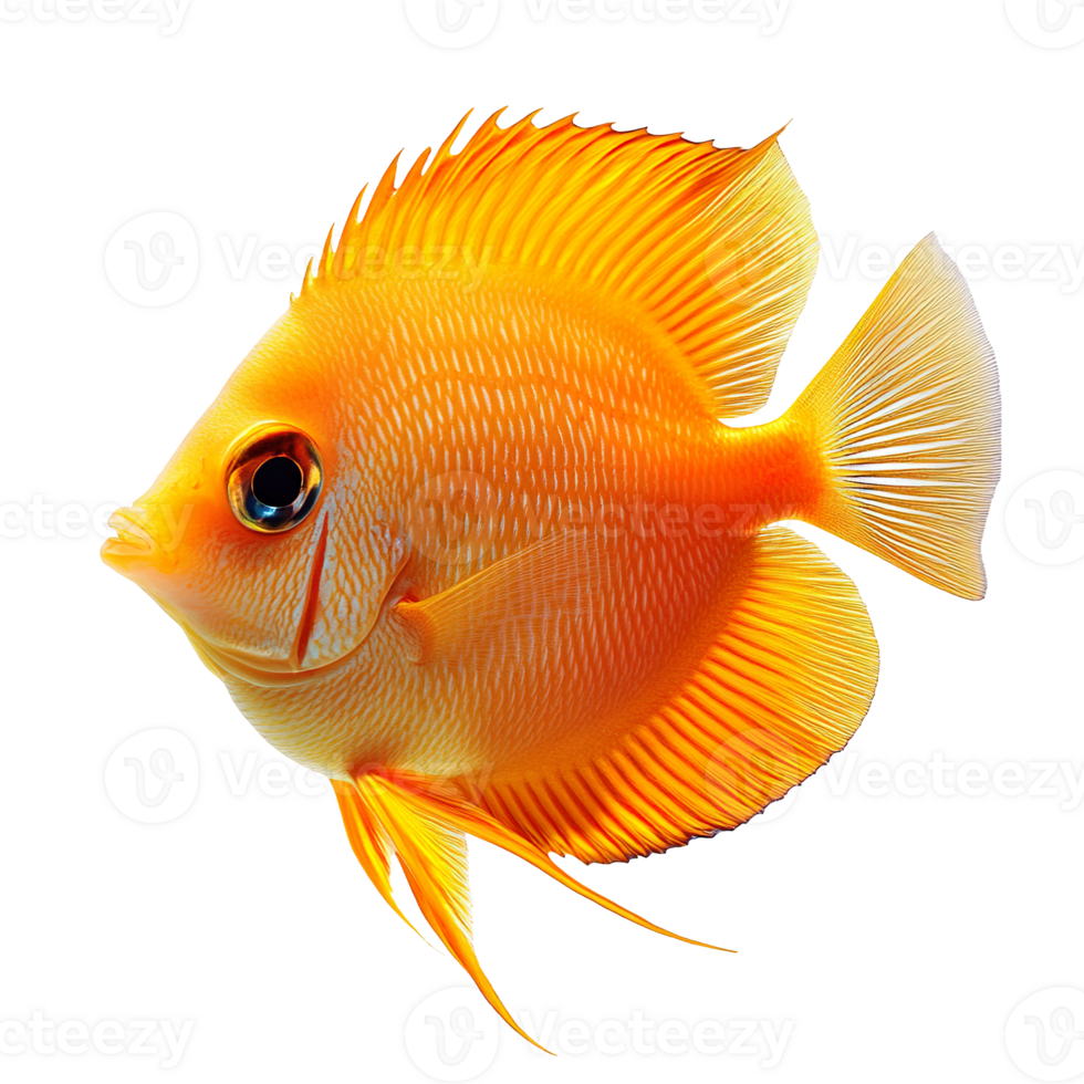 Tang fish isolated on transparent background png