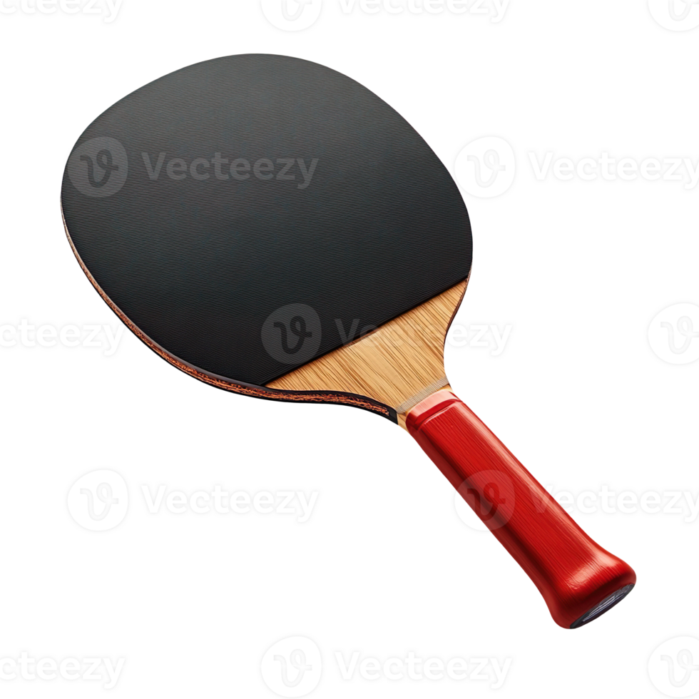 Table tennis racket isolated on a transparent background png