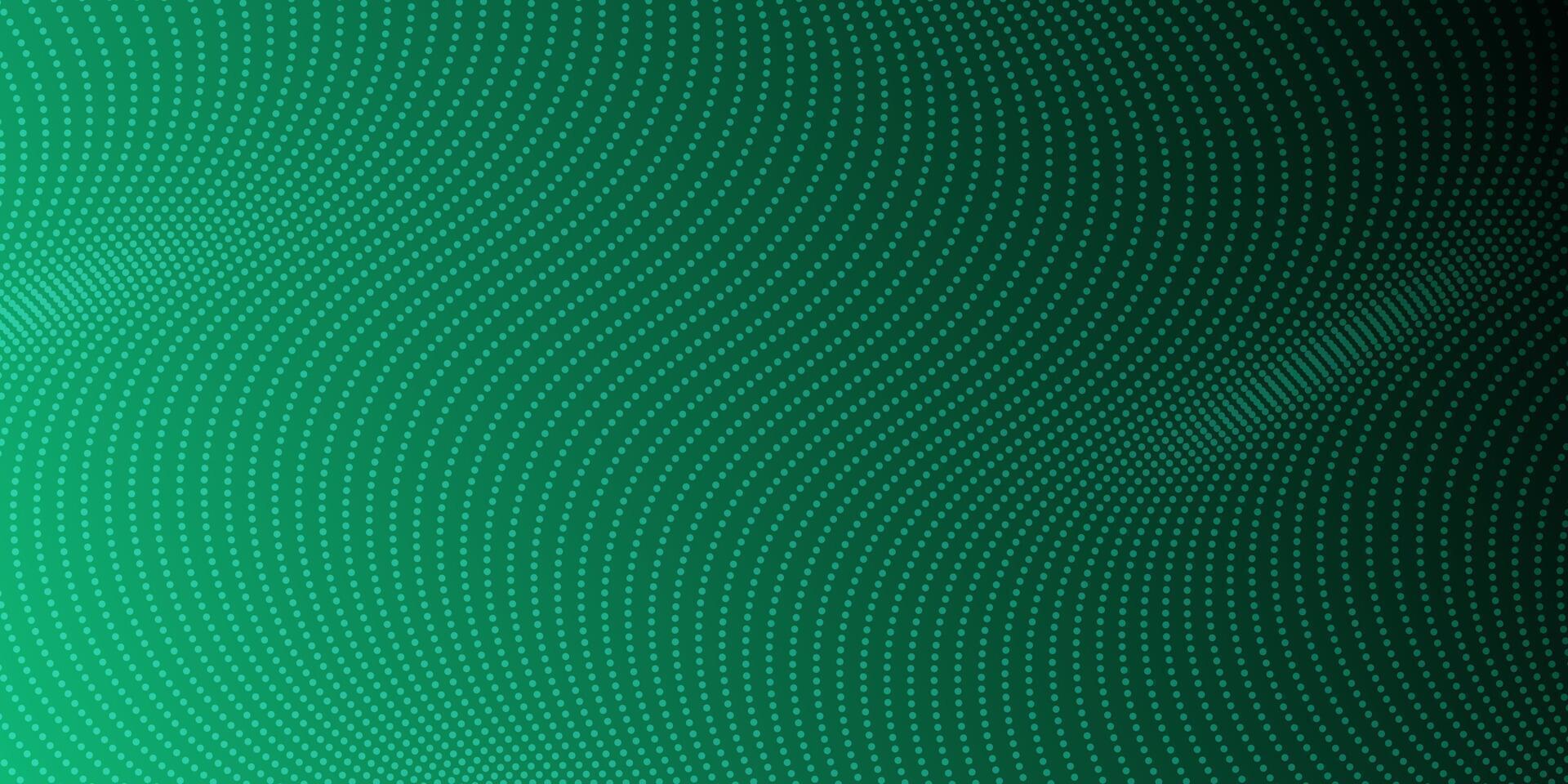 Abstract green background with wavy patterns creating a fluid design vector