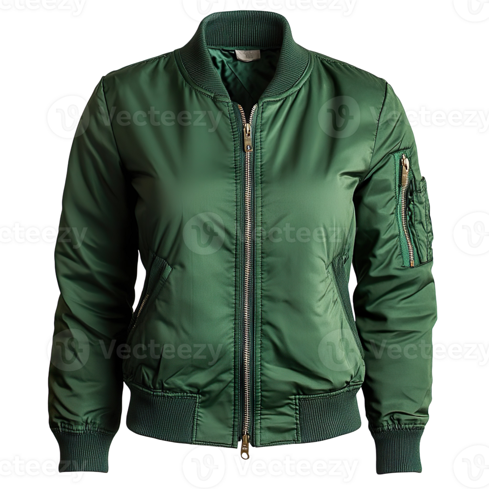 Verdant Jacket isolated on transparent background png