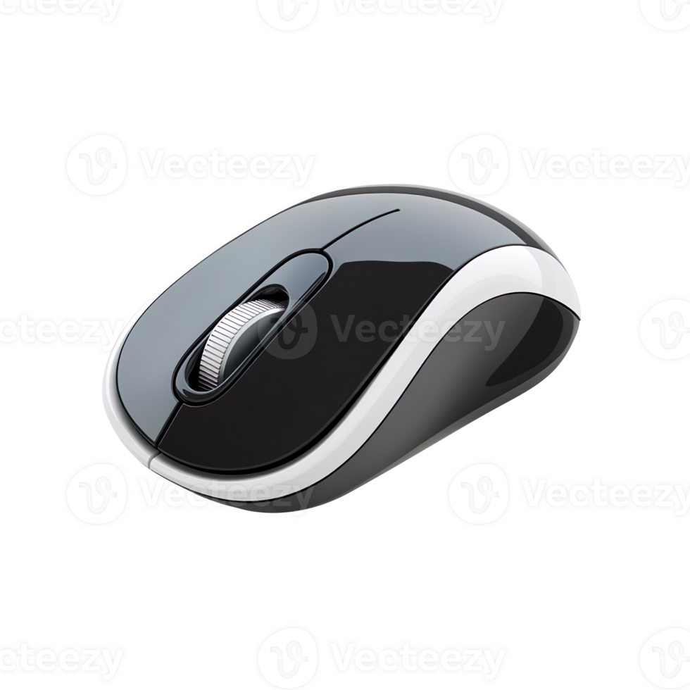 Wireless Mouse isolated on a transparent background png