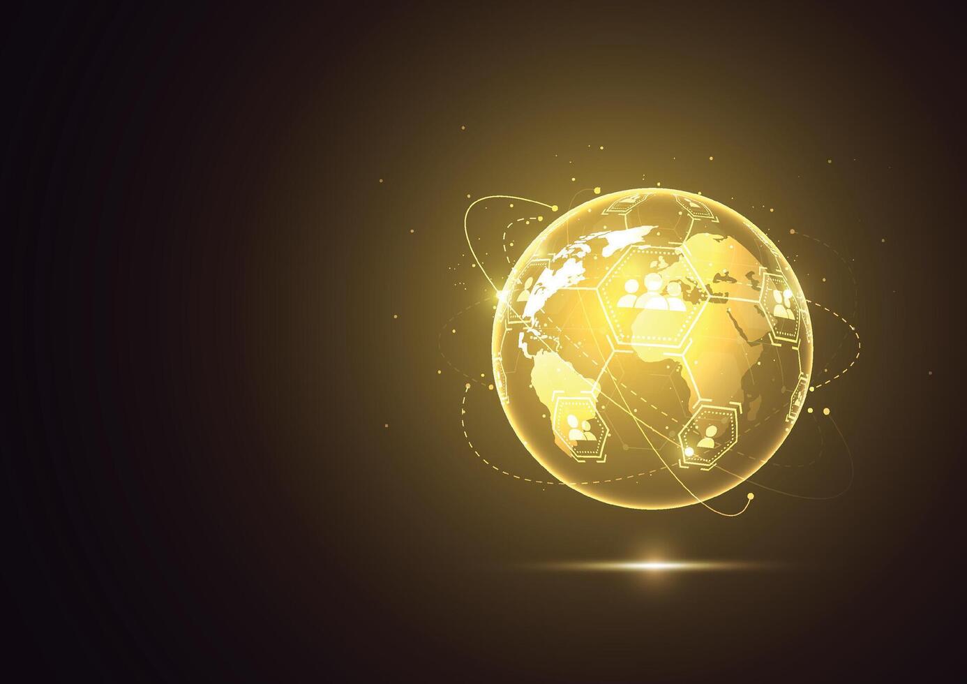 Global network internet vector