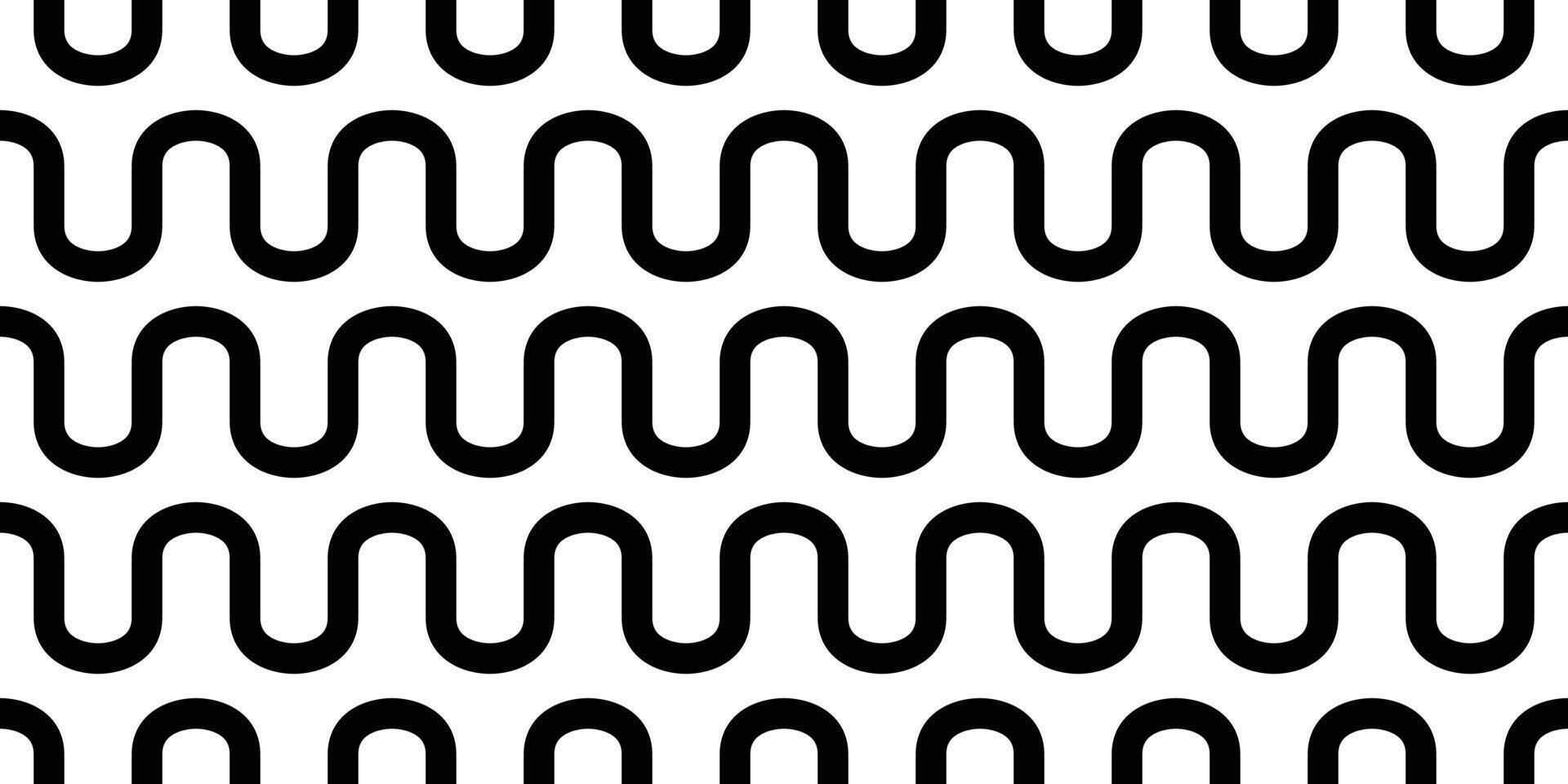 wave seamless pattern doodle line gift wrapping paper abstract tile background repeat wallpaper isolated illustration vector