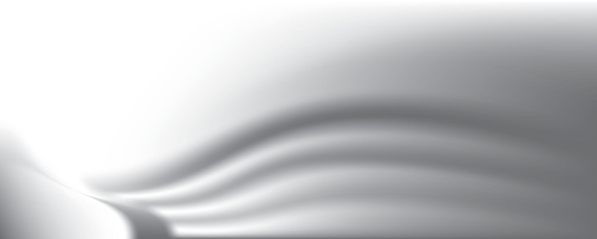Abstract white and gray gradient background, illustrat vector