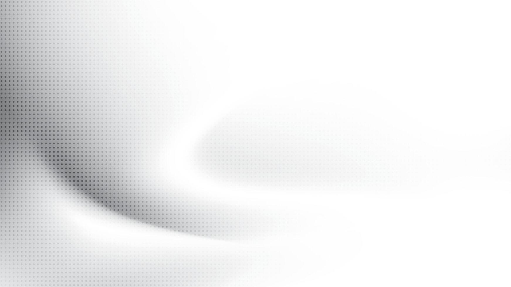 Abstract white and gray color background with halftone effect, dot pattern, illus vector