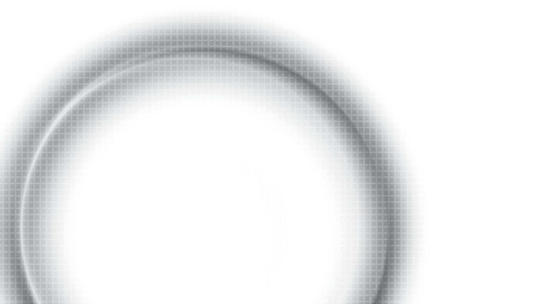 Abstract white and gray color, modern design stripes background with round shape and net pattern vector