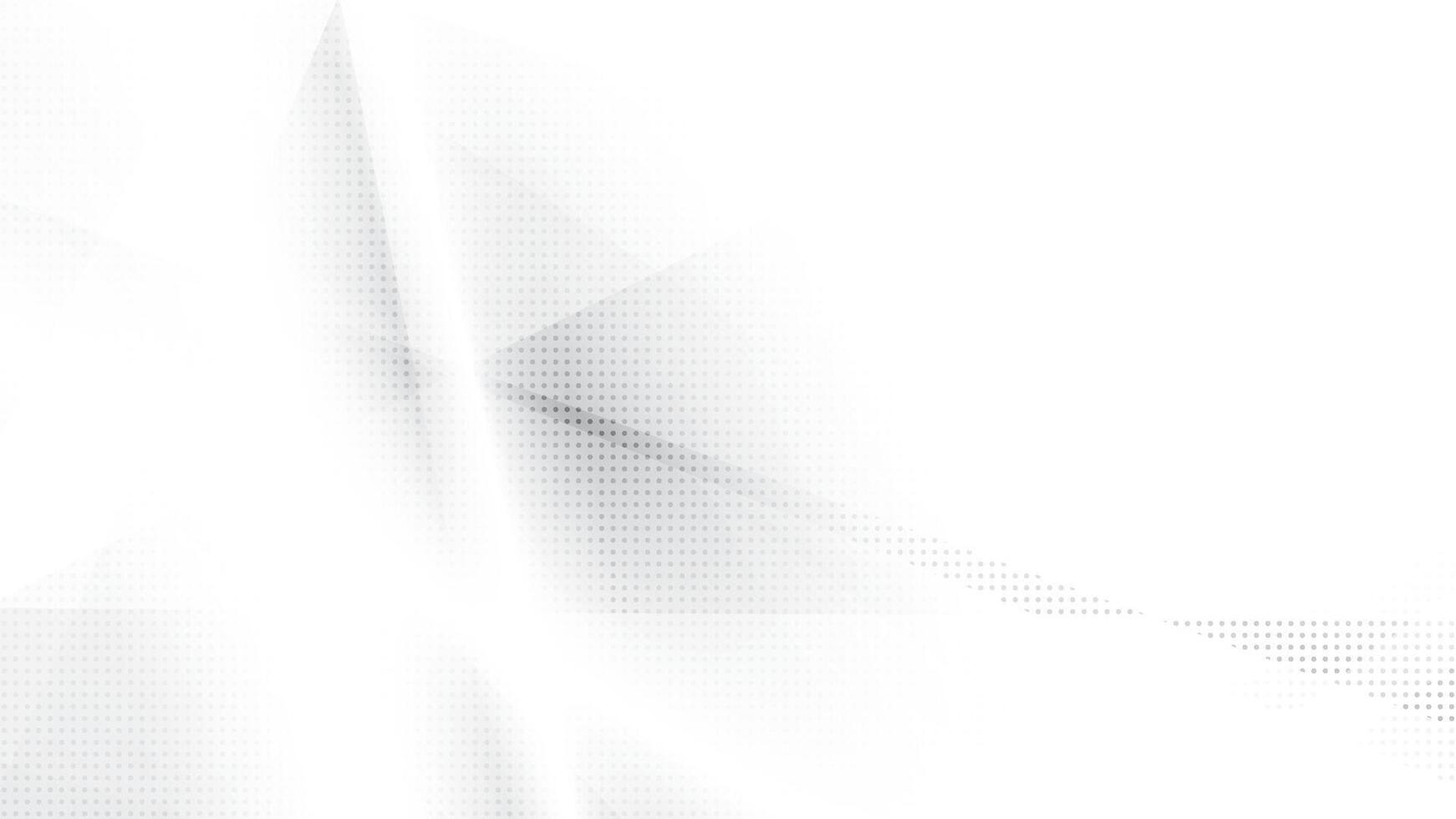 Abstract white and gray color, modern design stripes background with geometric shape and dot pattern vector