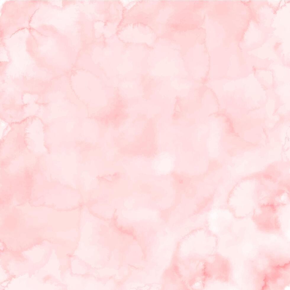 Pastel pink hand painted alcohol ink background vector