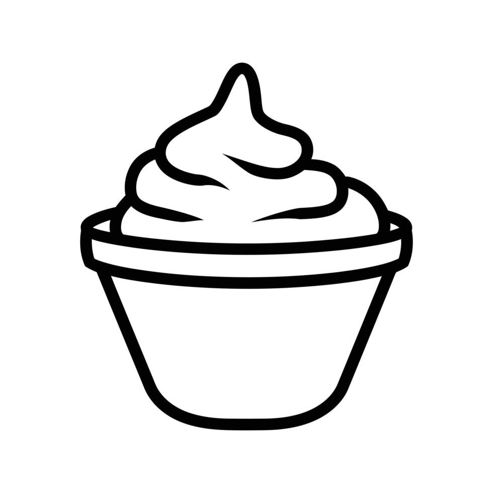 Creamy Swirl Delight vector