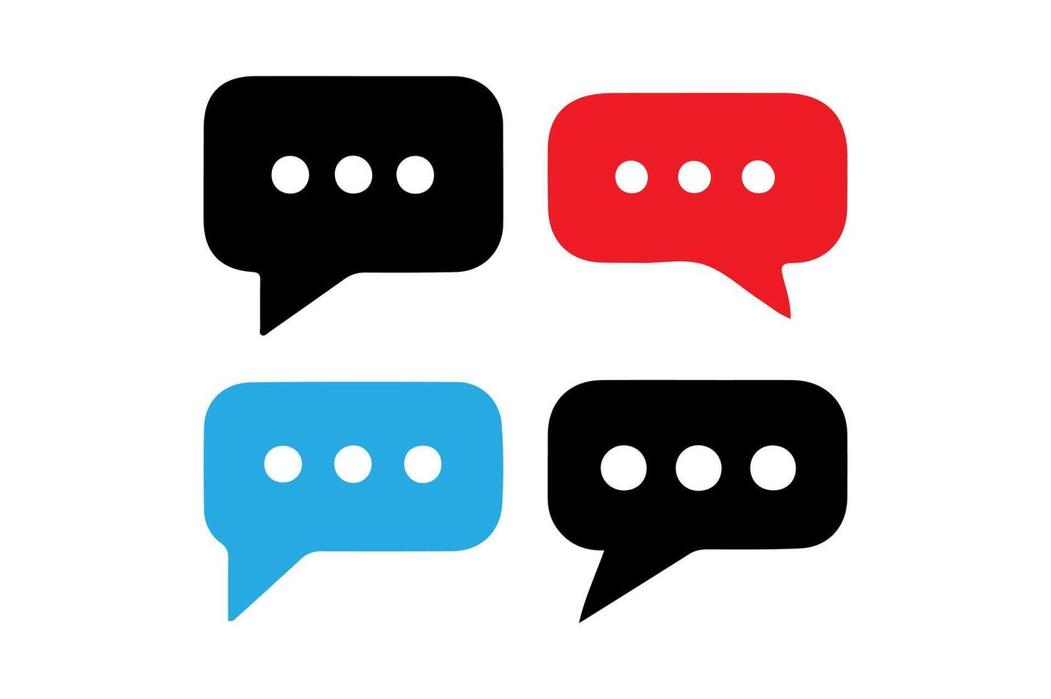 Speech bubble with speech bubbles icon vector