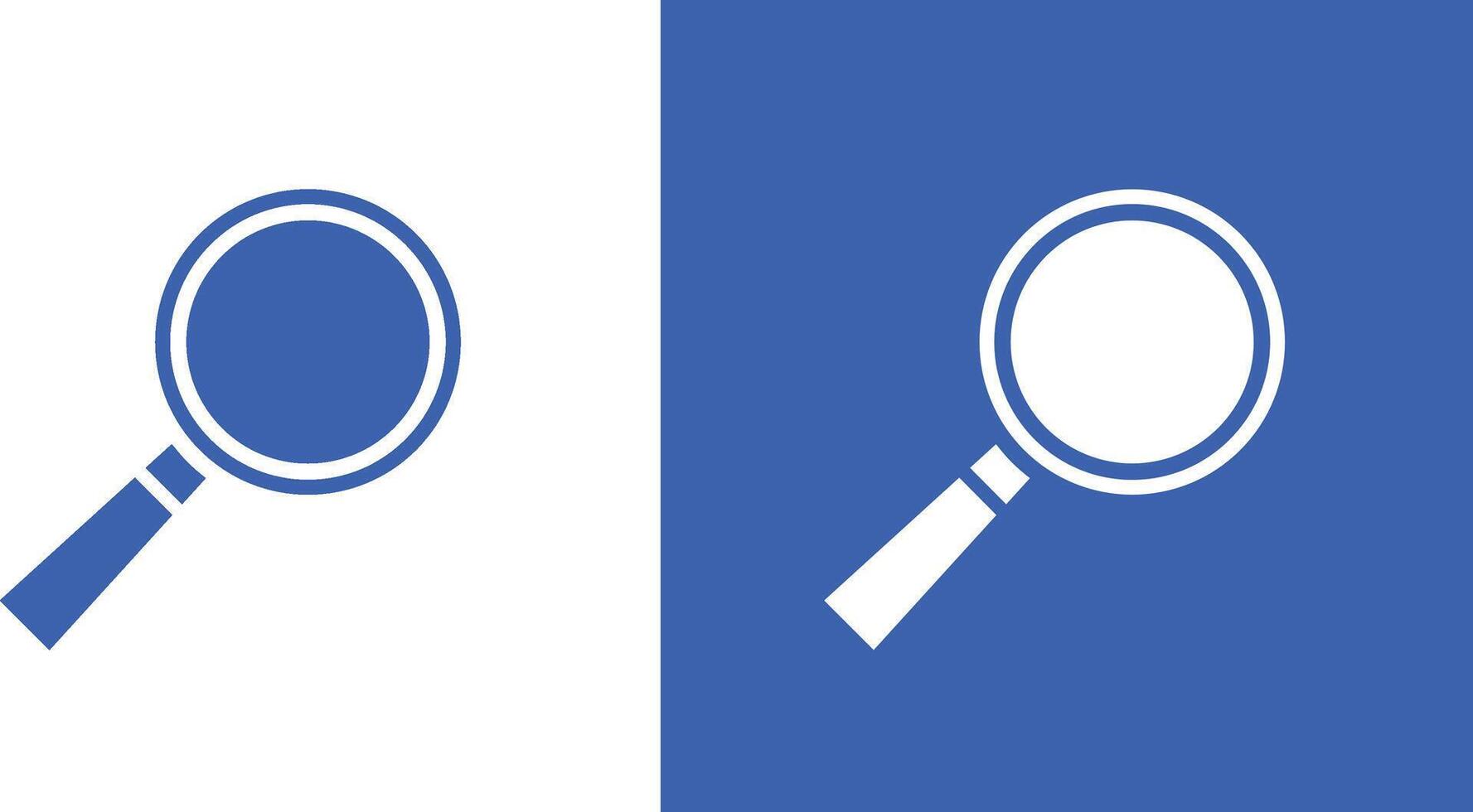 Magnifying glass illustration, loupe symbol vector