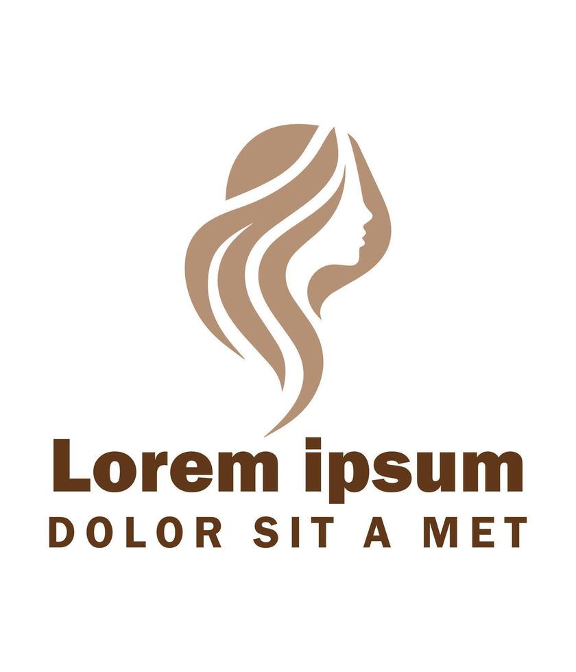 hair salon logo template vector