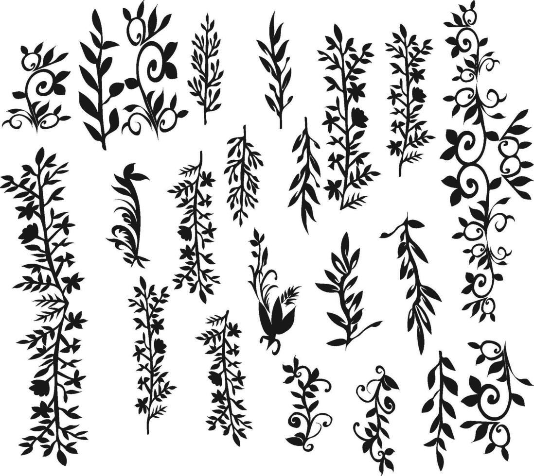 Flower Tattoo Manuscript vector