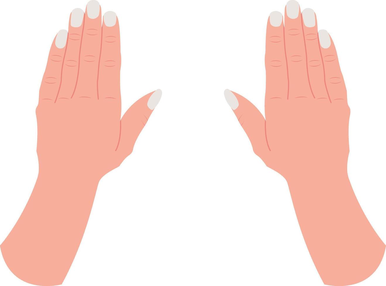 Hand with extended index finger vector