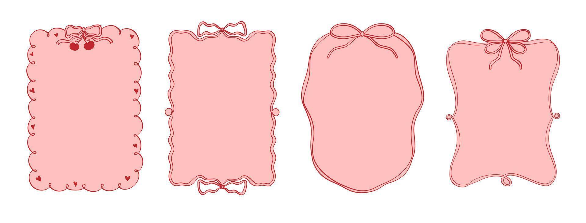 Vintage frames and borders vector