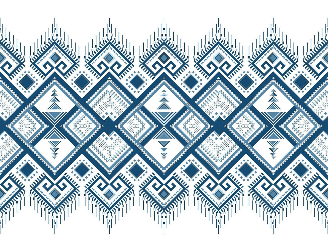 geometric folklore ornament. Tribal ethnic texture. Seamless striped pattern in Aztec style. Figure tribal embroidery. Indian, Scandinavian, Gypsy, Mexican, folk pattern. vector
