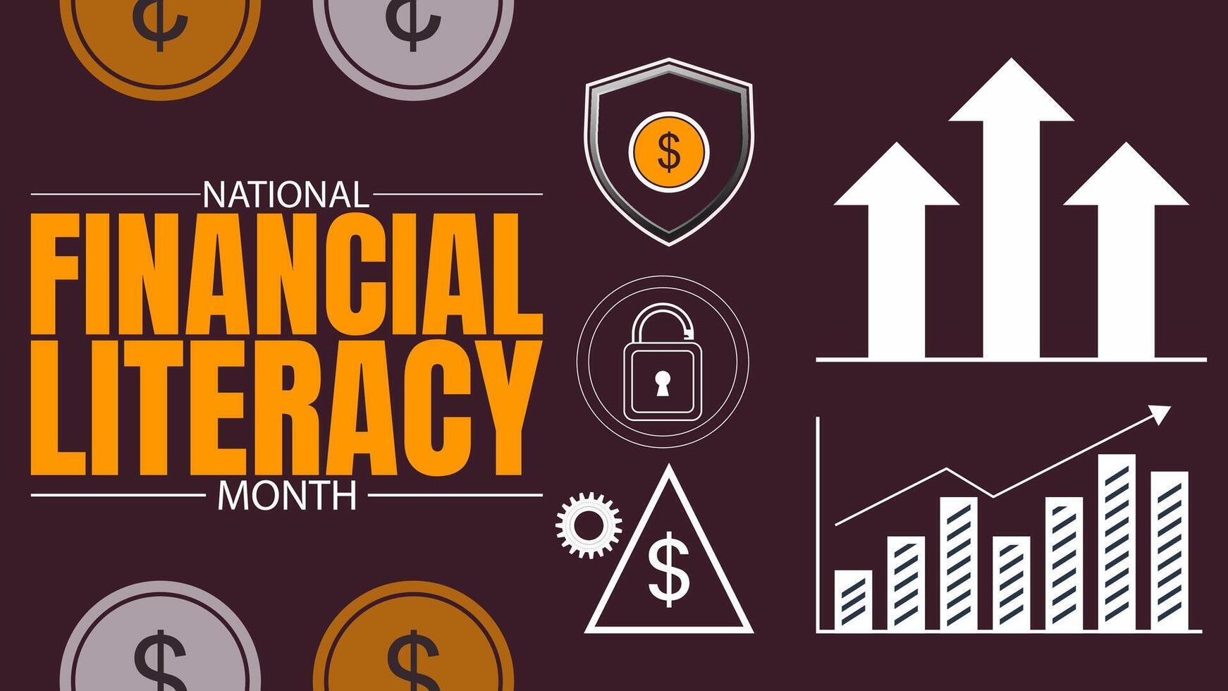 Financial Freedom Starts Here, Learn and Grow This April vector