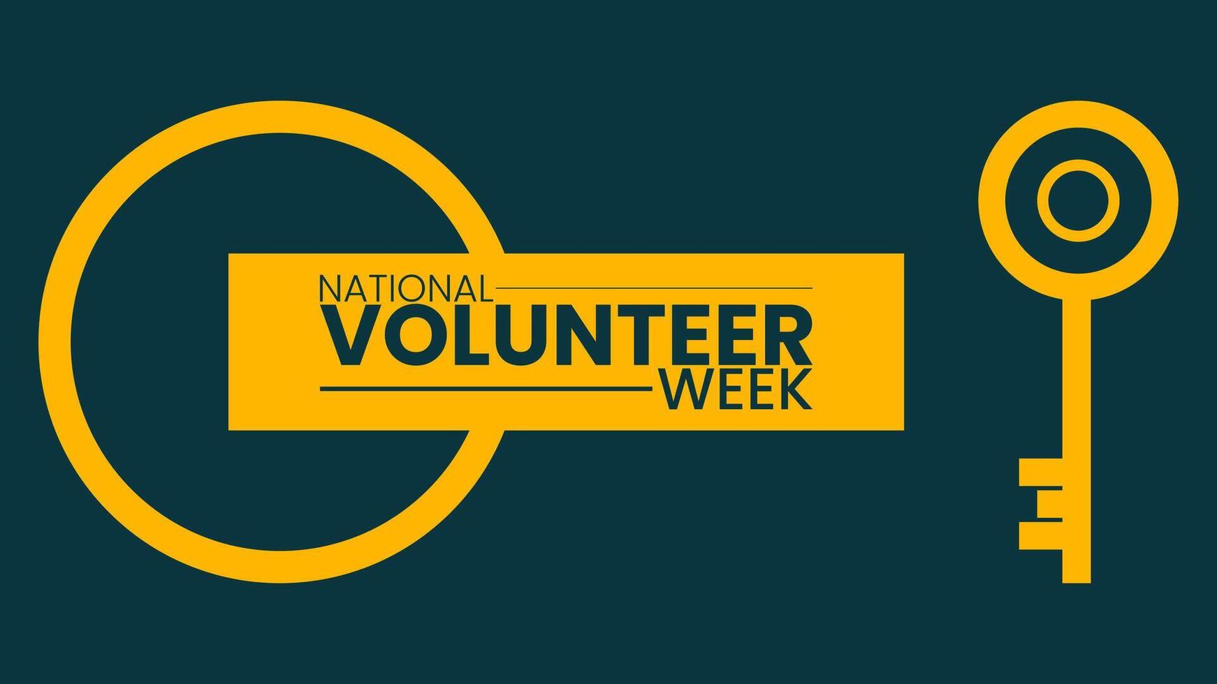 Honoring the Heart of Volunteers vector