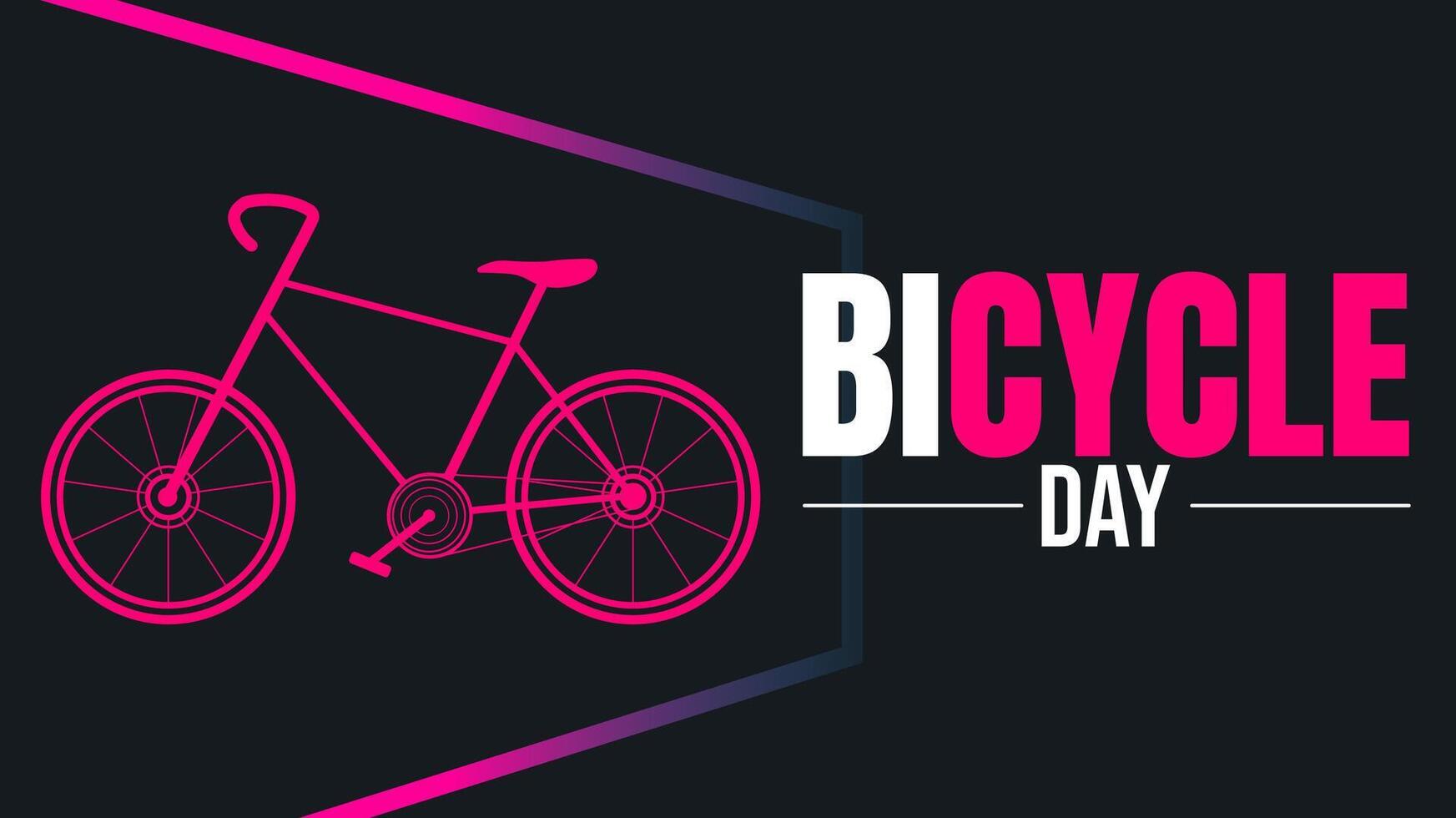 Celebrate Bicycle Day vector