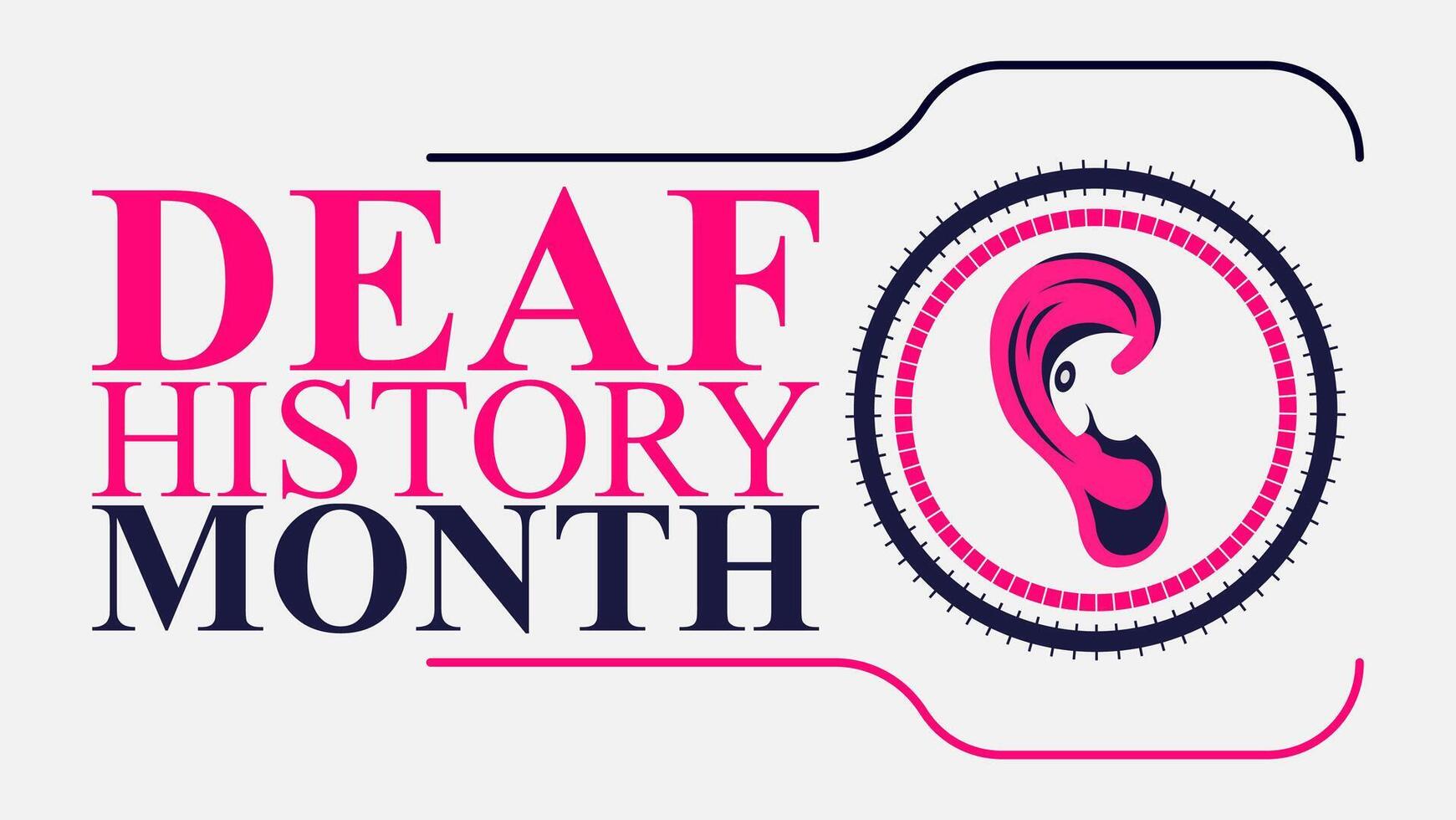 Honoring the Legacy of the Deaf Community vector