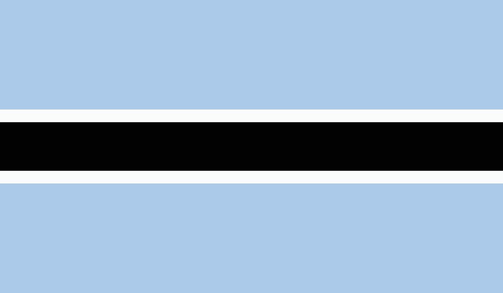 Botswana Flag Stock Image. vector