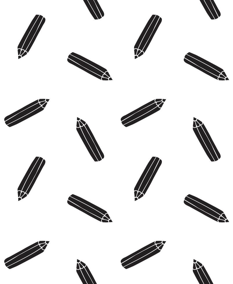 Seamless pattern of hand drawn doodle sketch pencil isolated vector