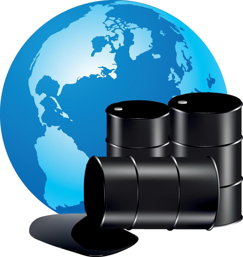 Oil and gas industry in india vector