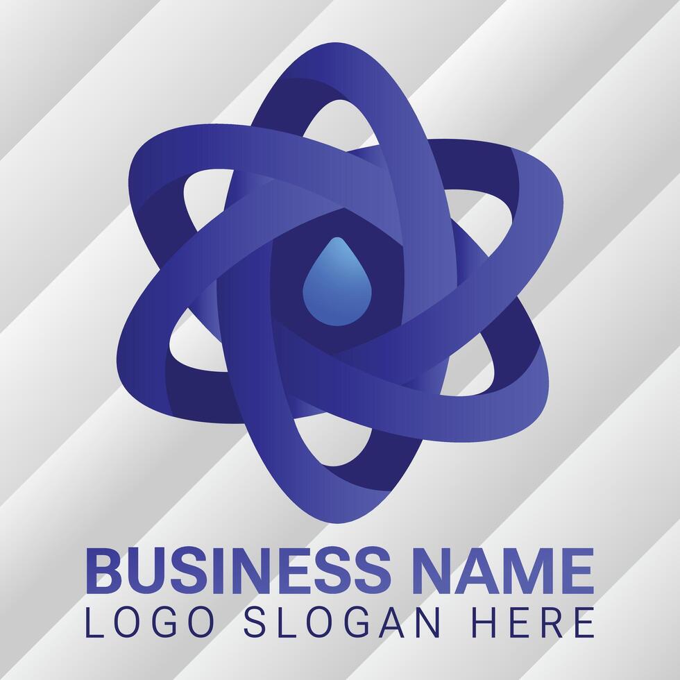 Creative Digital Business Company Logo Template. Simple Concept. Elegant Abstract Minimalistic Logo Design vector
