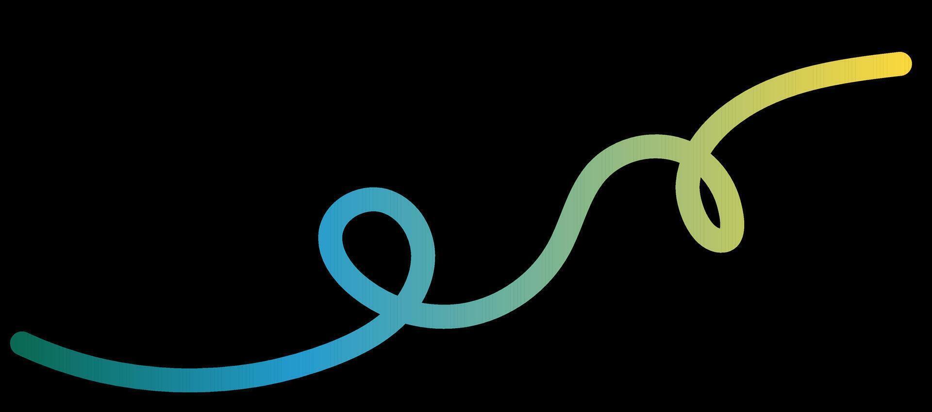Abstract gradient background with smooth blue and yellow 3D lines, dynamic swirls, and wavy shapes. Modern fluid design with vibrant colours and geometric flow vector