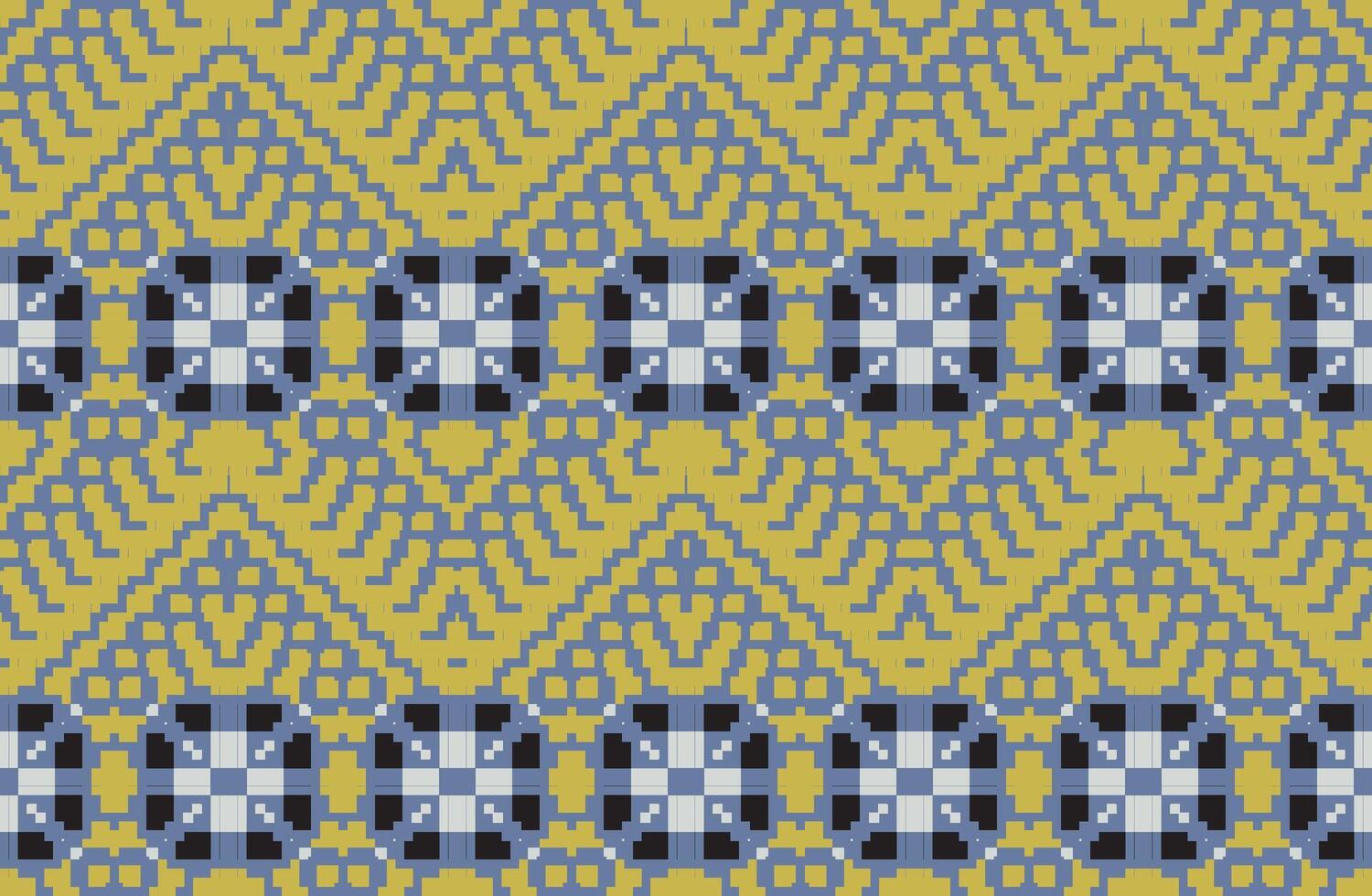 Ethnic Decoration Ethnic Filipino Patternfolk Embroidery, Aztec Geometric Ornament Print. Design for Carpet, Wallpaper, Clothing, Wrapping, Fabric vector