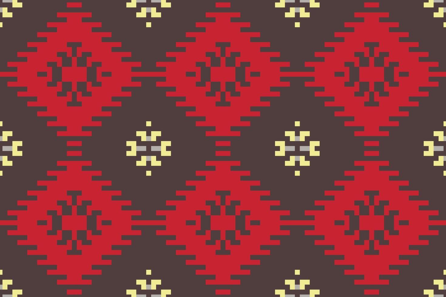 Sarong Filipino Ethnic Patternfolk Embroidery, Aztec Geometric Ornament Print. Design for Carpet, Wallpaper, Clothing, Wrapping, Fabric vector