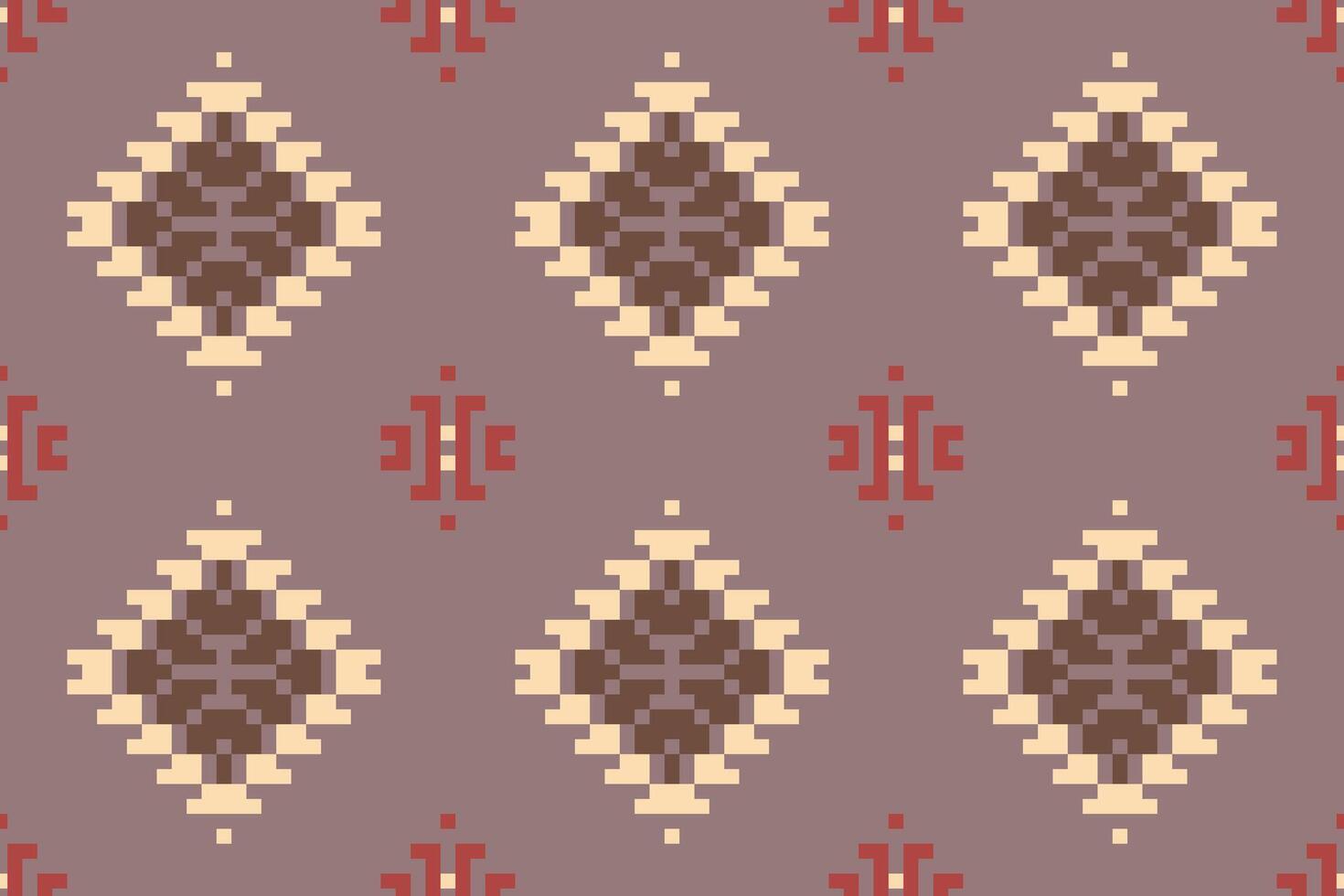 Classic Islamic Geometric Pattern Stencilfolk Embroidery, Aztec Geometric Ornament Print. Design for Carpet, Wallpaper, Clothing, Wrapping, Fabric vector
