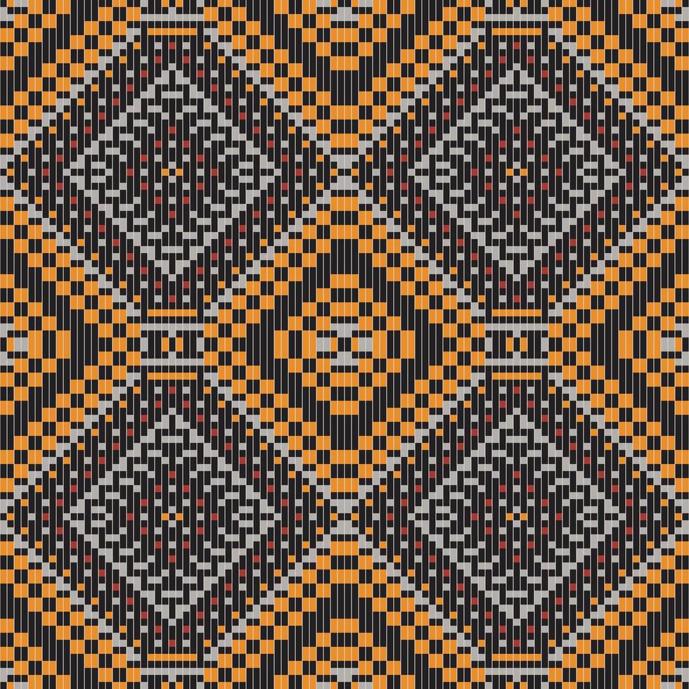 Traditional Design Arabic Carpet Patternfolk Embroidery, Aztec Geometric Ornament Print. Design for Carpet, Wallpaper, Clothing, Wrapping, Fabric vector
